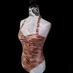 Women's Animal Print Bodysuit NWT Sz Small